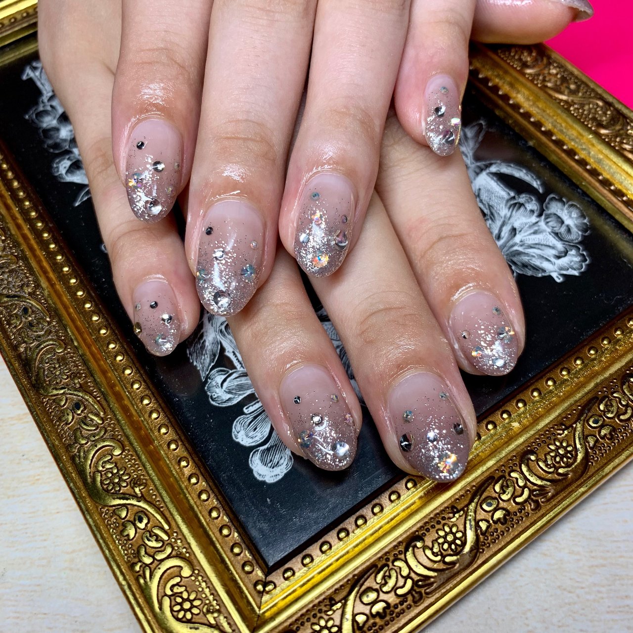 グラデーション ラメ ブラウン シルバー S Nailのネイルデザイン No ネイルブック