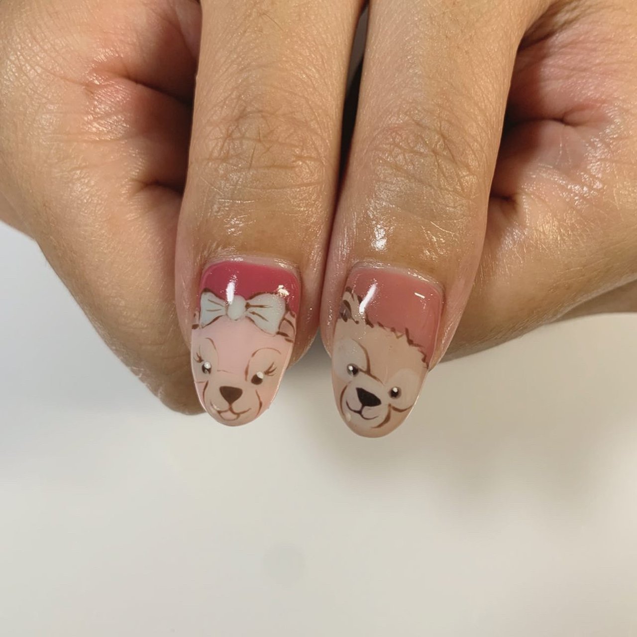 秋 ハンド キャラクター ミディアム ジェルネイル Sanaのネイルデザイン No ネイルブック