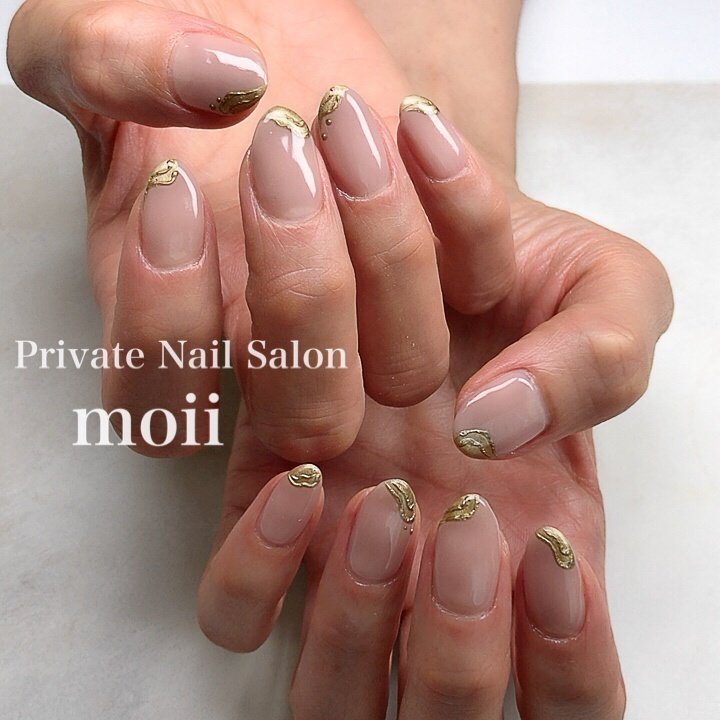 オールシーズン オフィス デート ハンド シンプル Nail Salon Moiiのネイルデザイン No ネイルブック