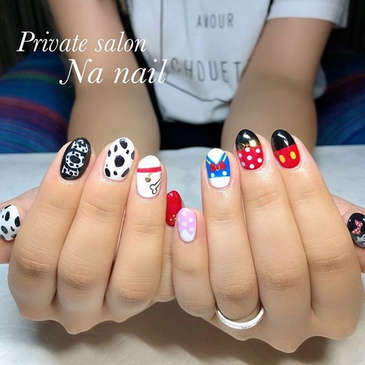 オールシーズン ハンド アニマル柄 キャラクター ニュアンス Na Nailのネイルデザイン No ネイルブック