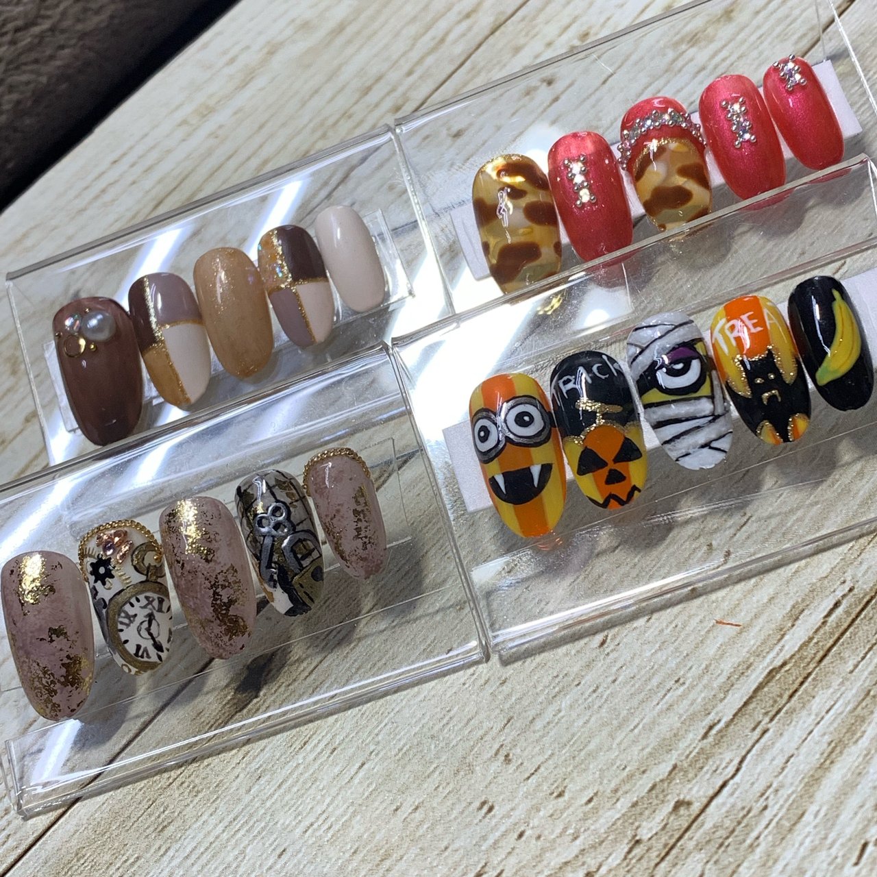 秋 ハロウィン アンティーク キャラクター ニュアンス 彩爪花のネイルデザイン No ネイルブック