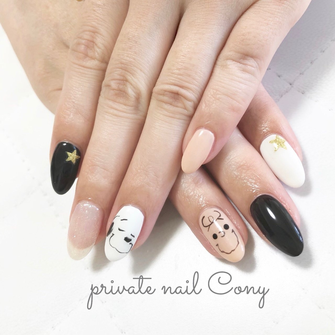 オールシーズン オフィス 女子会 ハンド シンプル Privatenailcony 八戸ノ里ネイルのネイルデザイン No ネイル ブック