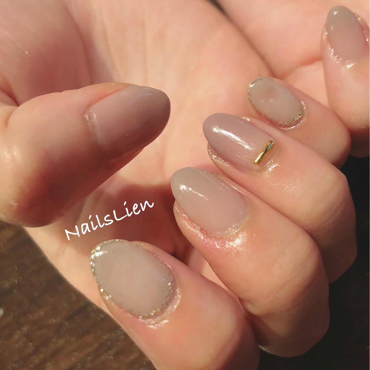 秋 オールシーズン オフィス デート ハンド Nailslienのネイルデザイン No ネイルブック