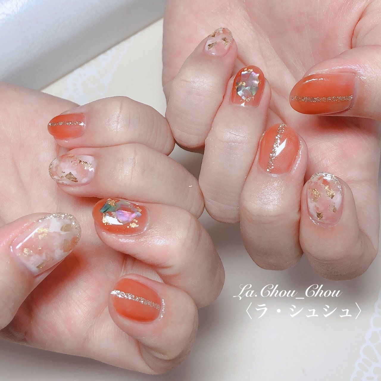 秋 リゾート パーティー 女子会 ハンド Chouchou8657のネイルデザイン No ネイルブック