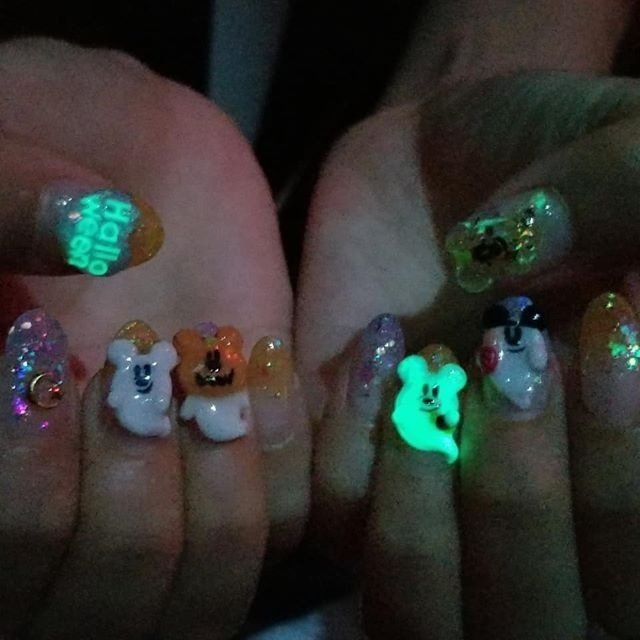 秋 ライブ ハロウィン 女子会 ハンド Whitecat Nailのネイルデザイン No ネイルブック