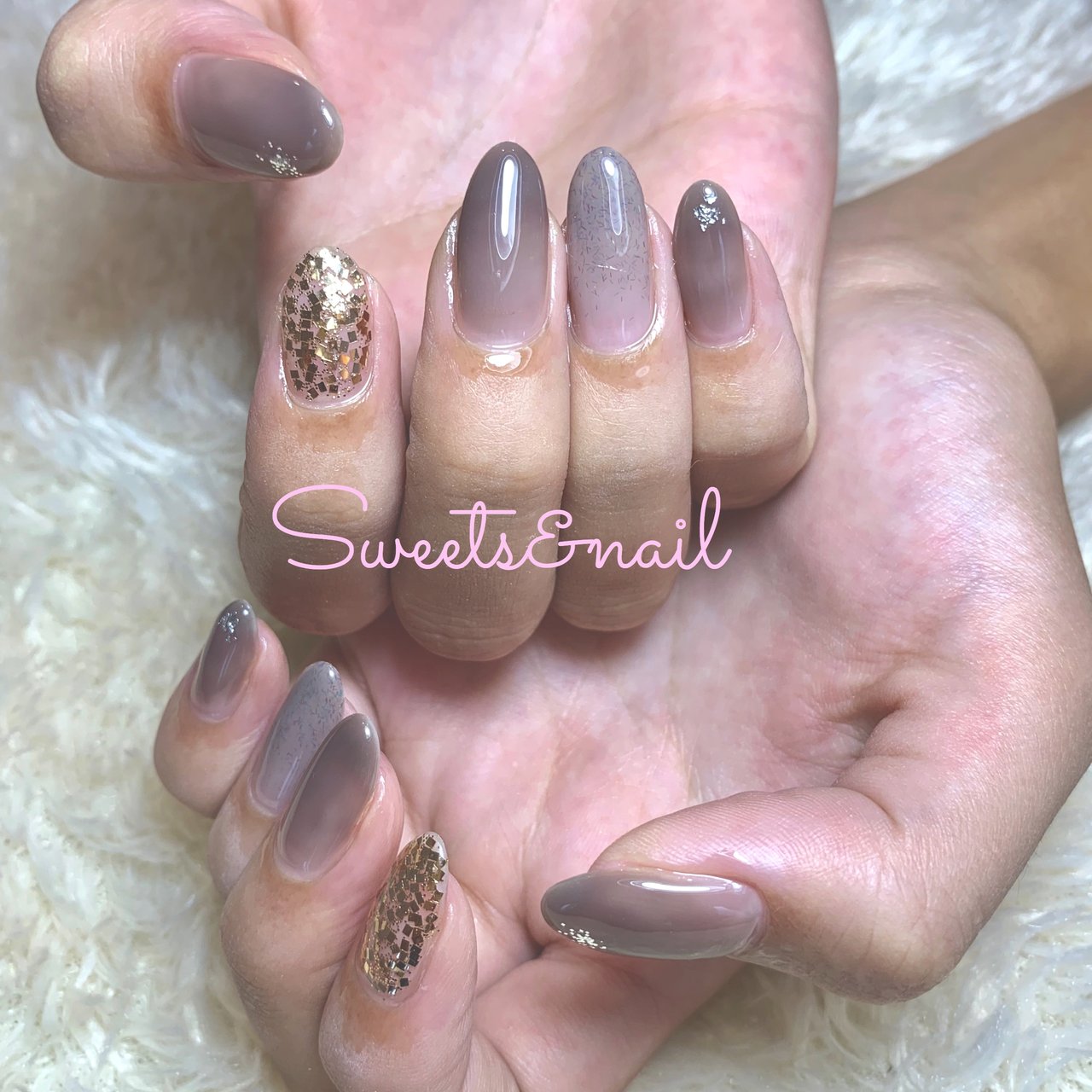 秋 冬 オールシーズン ハンド シンプル Sweets Nailのネイルデザイン