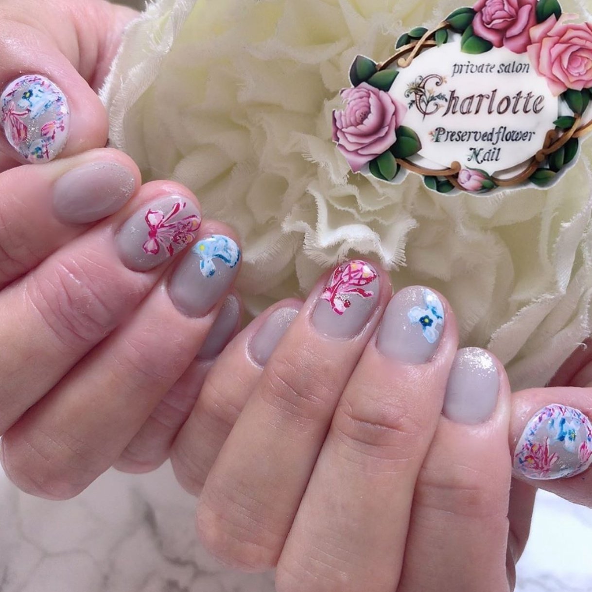 オールシーズン 旅行 パーティー デート ハンド Privatesalon Charlotteのネイルデザイン No ネイルブック