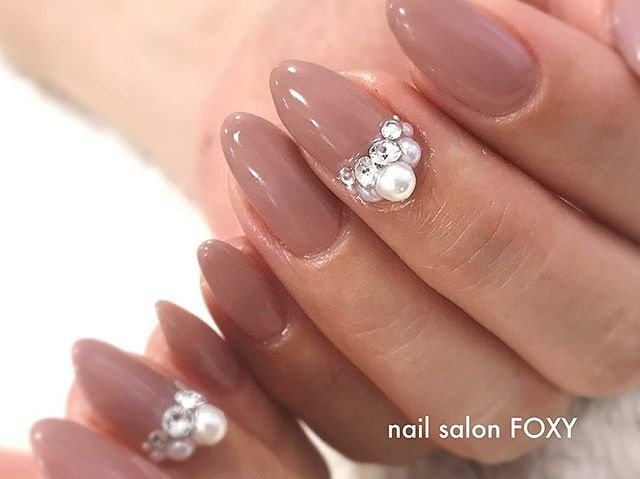 秋 冬 オールシーズン オフィス ハンド Nail Salon Foxyのネイルデザイン No ネイルブック