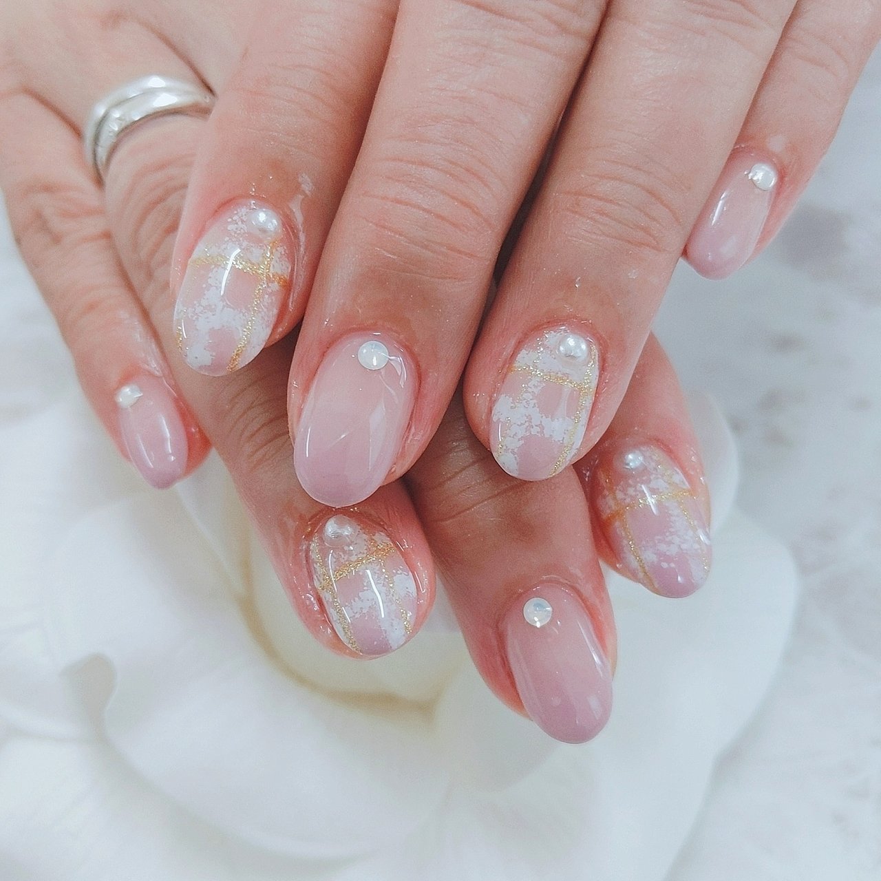 秋 冬 ハンド ワンカラー チェック Nailbeautyのネイルデザイン No ネイルブック