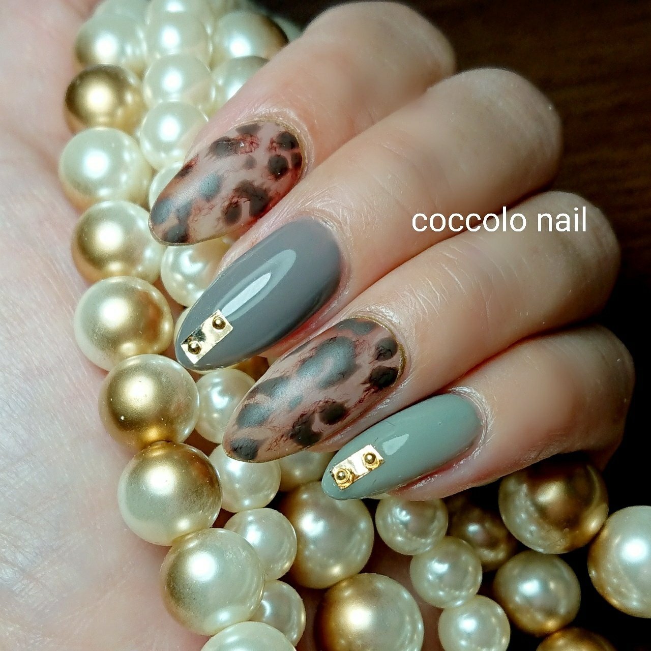 秋 冬 アニマル柄 Coccolo Nailのネイルデザイン No ネイルブック