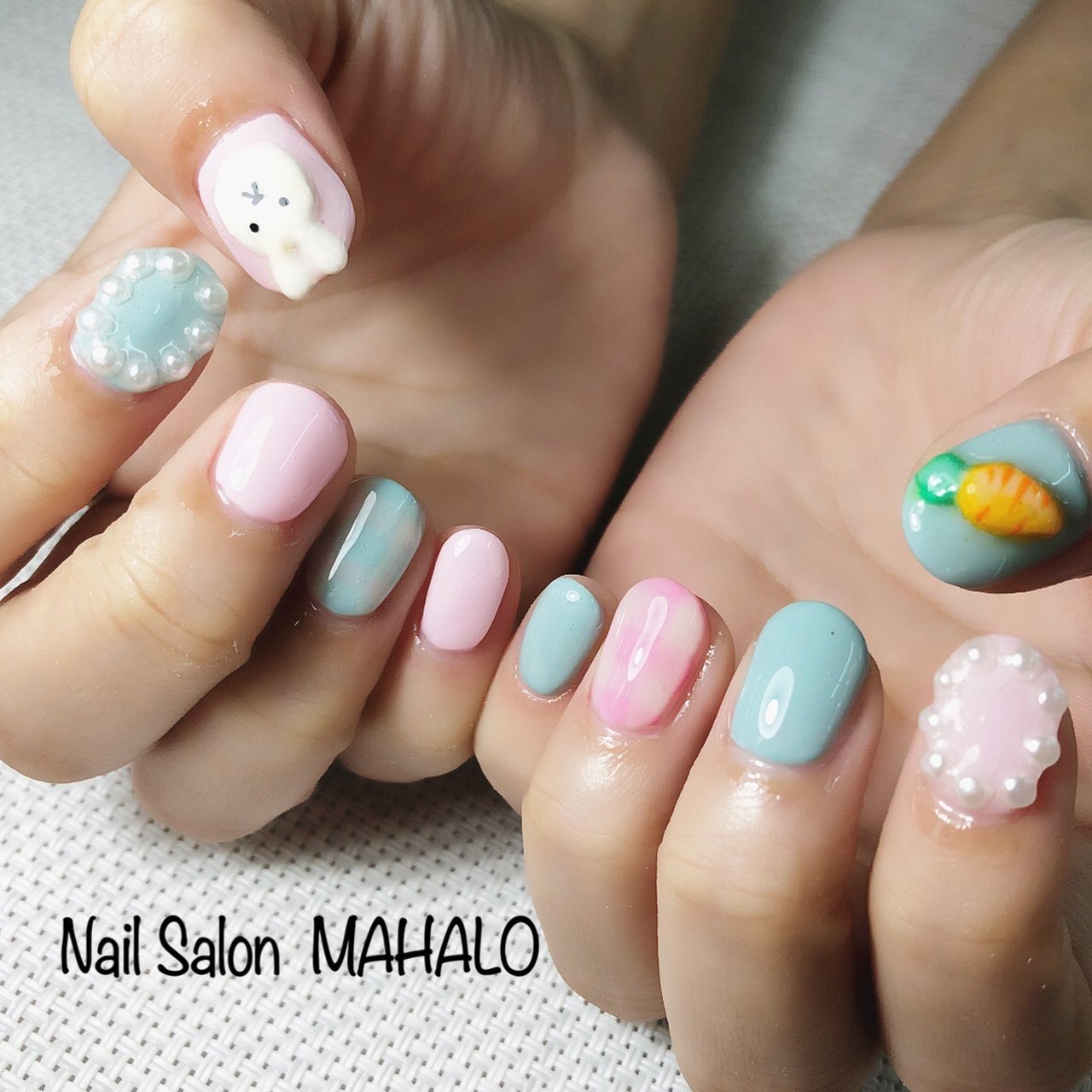 オールシーズン ハンド アニマル柄 チェック フルーツ Mahalo1101 Nailのネイルデザイン No ネイルブック