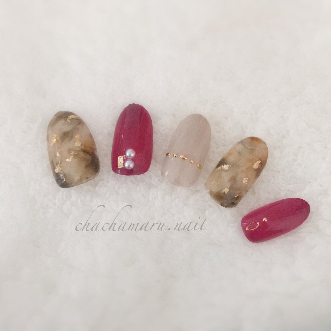 秋 冬 Chachamaru Nailのネイルデザイン No ネイルブック
