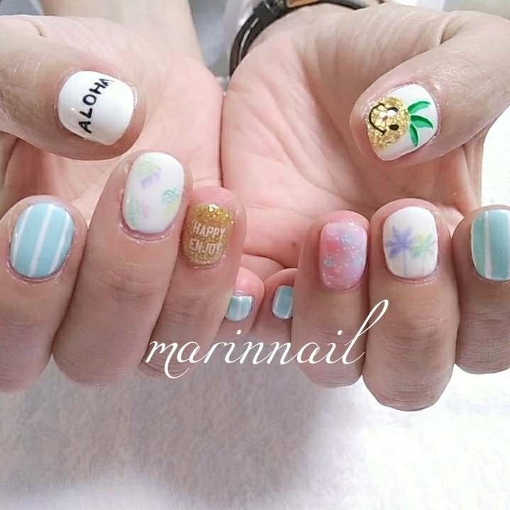 夏 リゾート お客様 Marinnailのネイルデザイン No ネイルブック