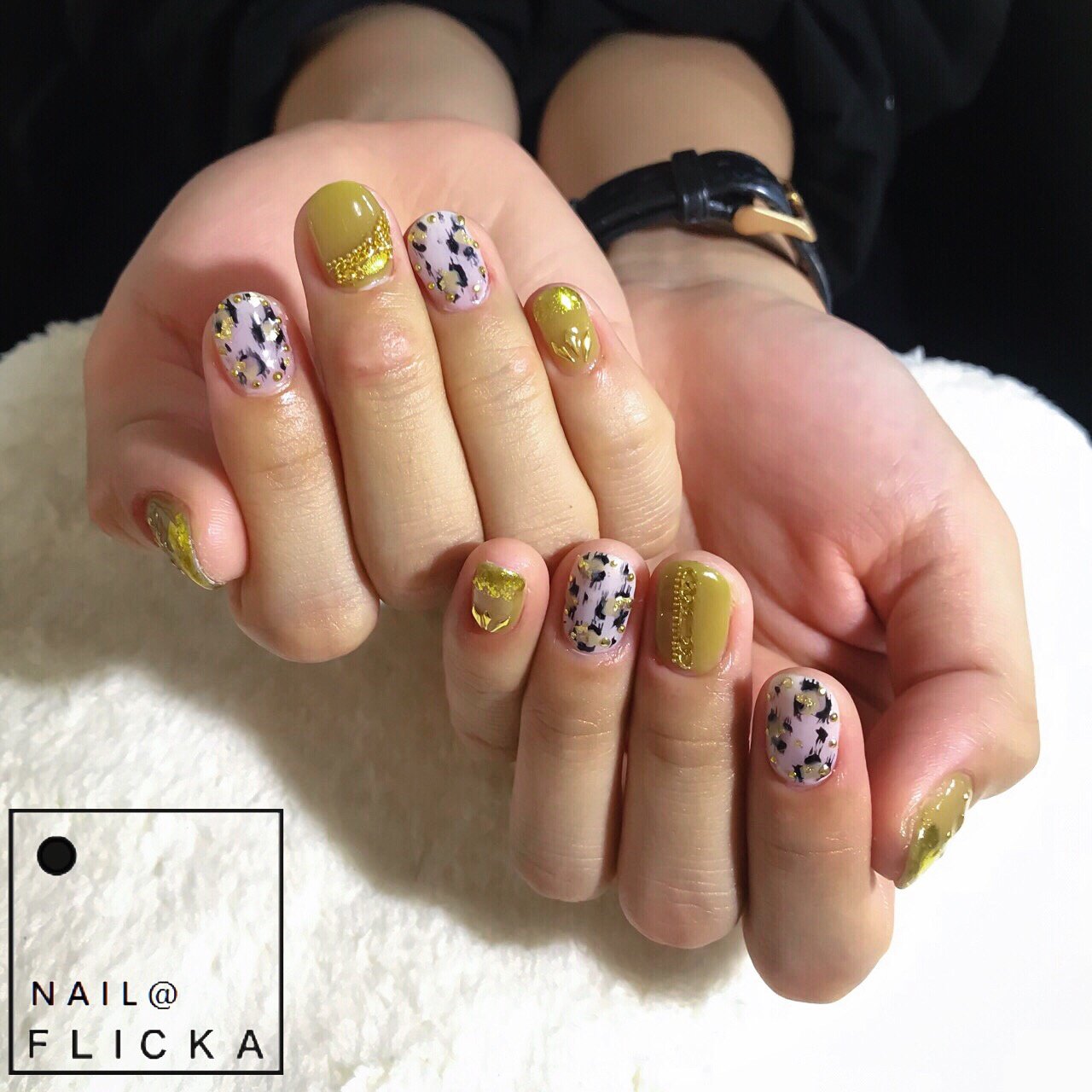秋 冬 女子会 ハンド ワンカラー Nail Flicka Sapporoのネイルデザイン No ネイルブック