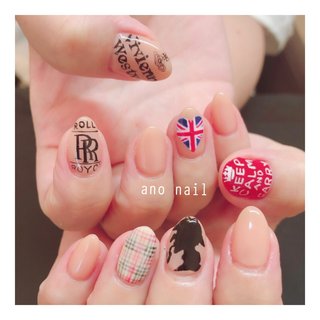 人気順 ミディアム イギリスのネイルデザイン ネイルブック