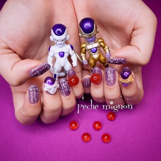 フリーザ様ネイルのネイルデザイン ネイルブック