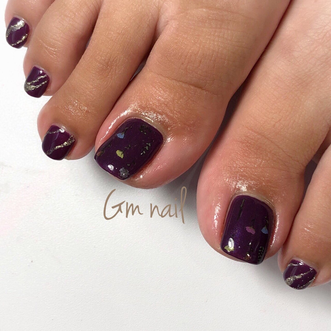 秋 オールシーズン 旅行 ハロウィン フット Gm Nailのネイルデザイン No ネイルブック