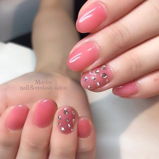 マオジェル重ね塗りアレンジのネイルデザイン ネイルブック