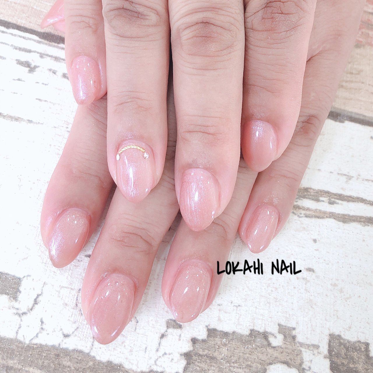 オールシーズン 卒業式 入学式 オフィス ハンド Lokahi Nail ロカヒネイルのネイルデザイン No ネイルブック