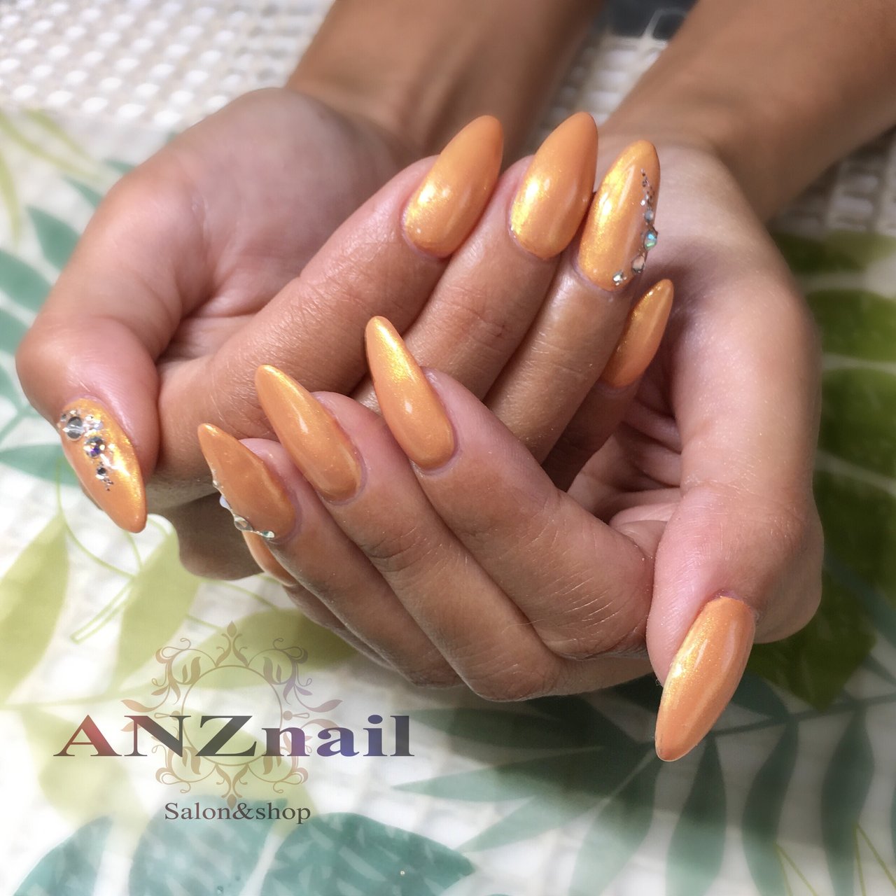 秋 冬 オフィス パーティー ハンド Anznail 旭川市ネイルサロン ネイリストあんず のネイルデザイン No ネイルブック