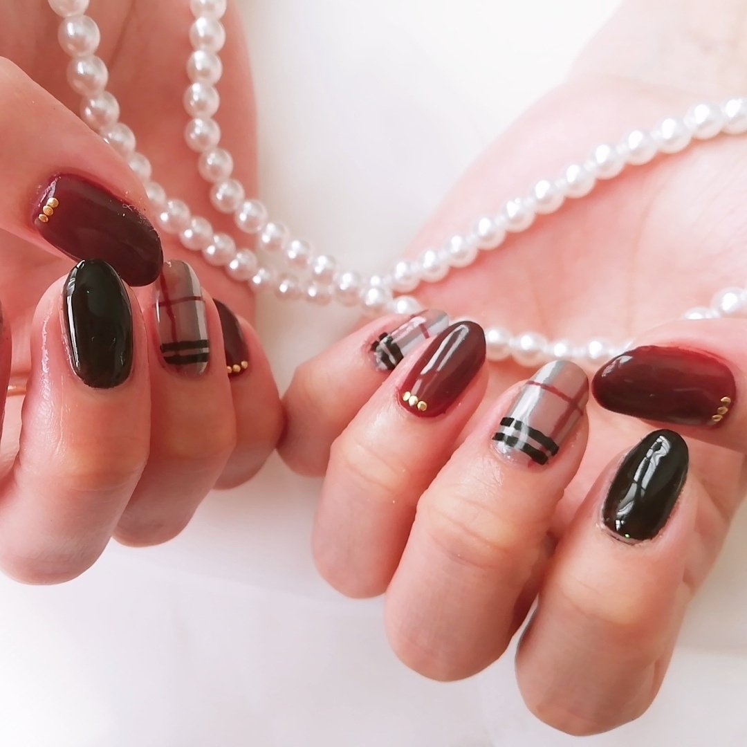 秋 冬 オールシーズン 女子会 ハンド Riru Nailのネイルデザイン No ネイルブック