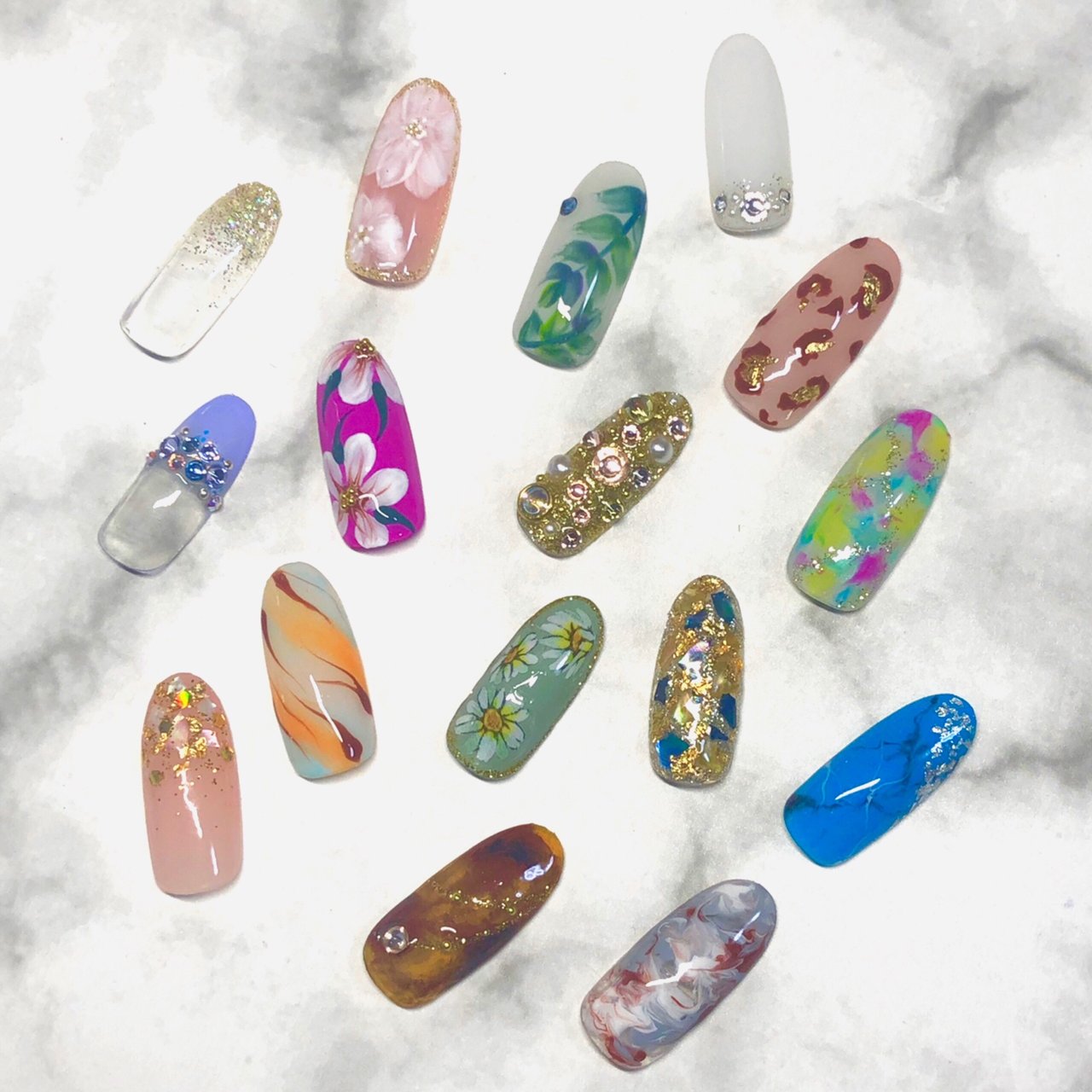 ジェル ネイルチップ Nail Flower ネイルフラワー 中野新橋 の