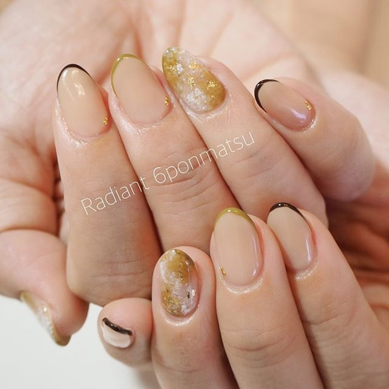 秋 冬 オールシーズン ハンド シンプル Radiant 6ponmatsuのネイルデザイン No ネイルブック