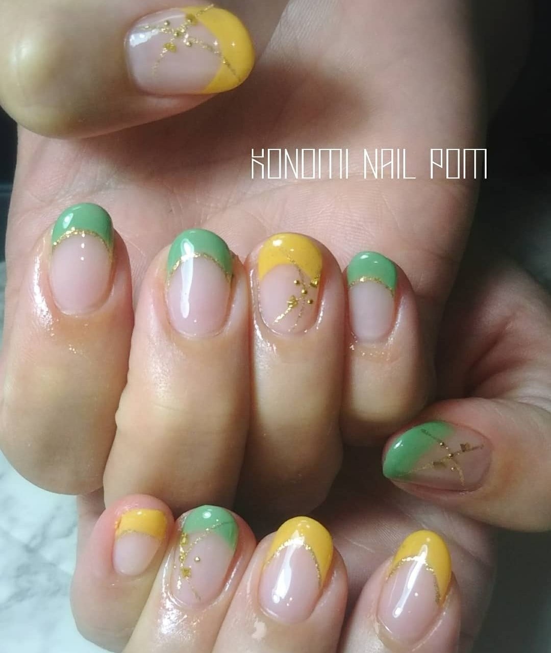 秋 オフィス パーティー デート ハンド Konomi Nail Pomのネイルデザイン No ネイルブック