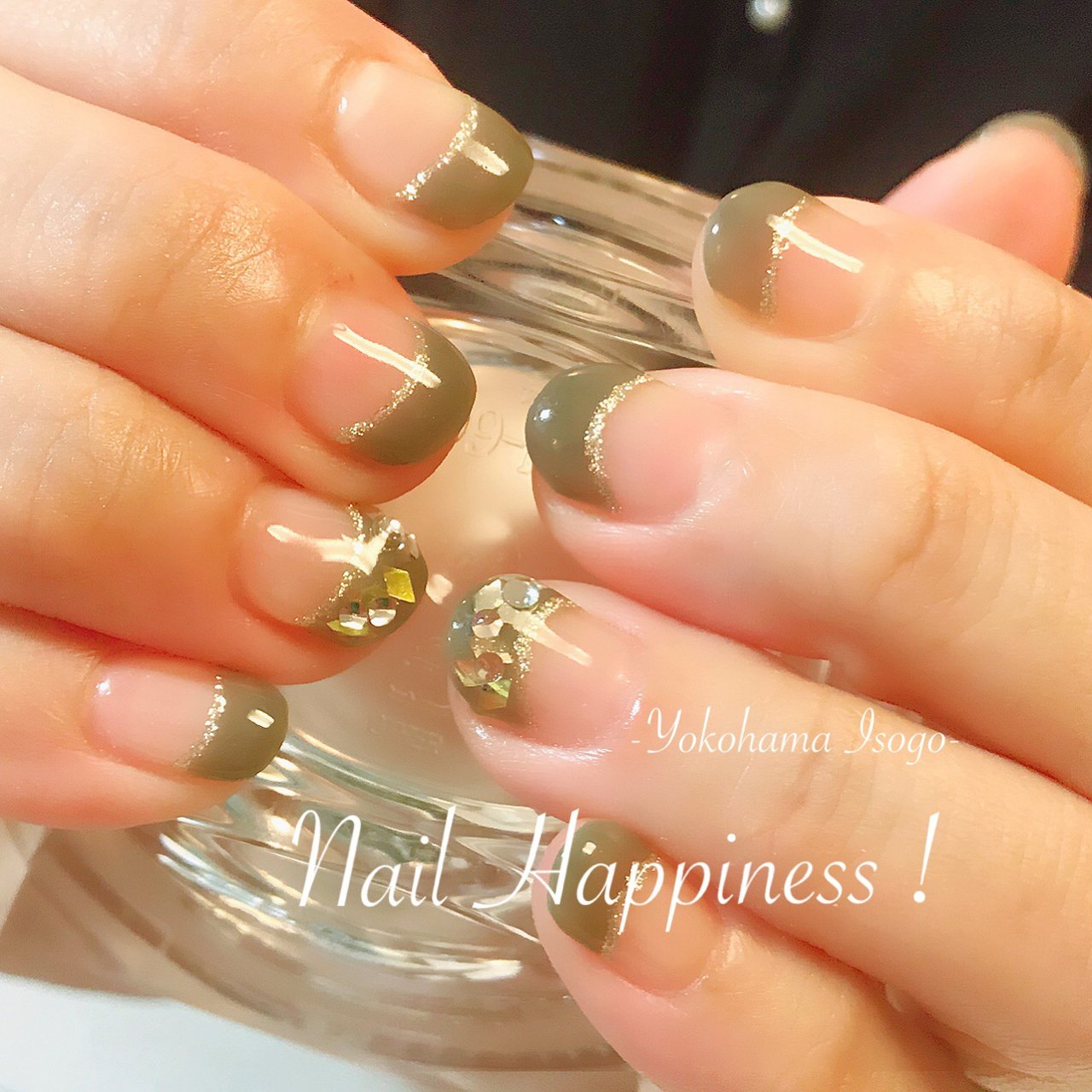 秋 オールシーズン 女子会 ハンド フレンチ Nail Happiness ネイルハピネス ささきまきのネイルデザイン No ネイルブック