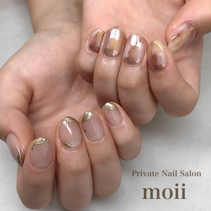 秋 旅行 パーティー 女子会 ハンド Nail Salon Moiiのネイルデザイン No ネイルブック