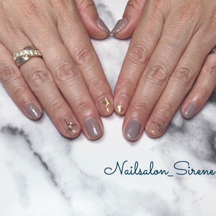 秋 ライブ スポーツ オフィス ハンド Nailsalon Sireneのネイルデザイン No ネイルブック