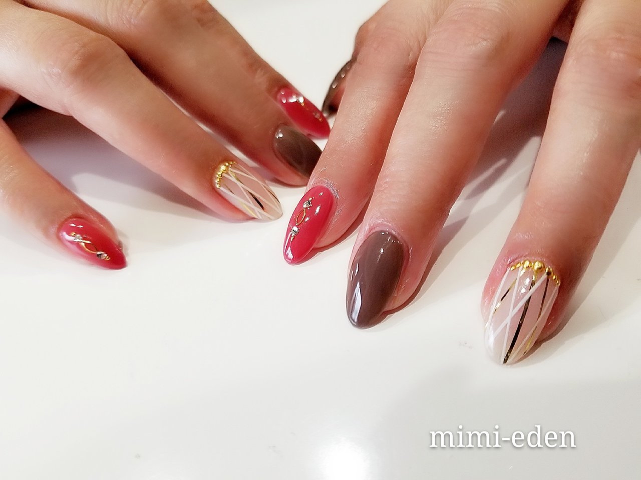 秋 旅行 デート 女子会 ハンド Nail Mimiedenのネイルデザイン No ネイルブック