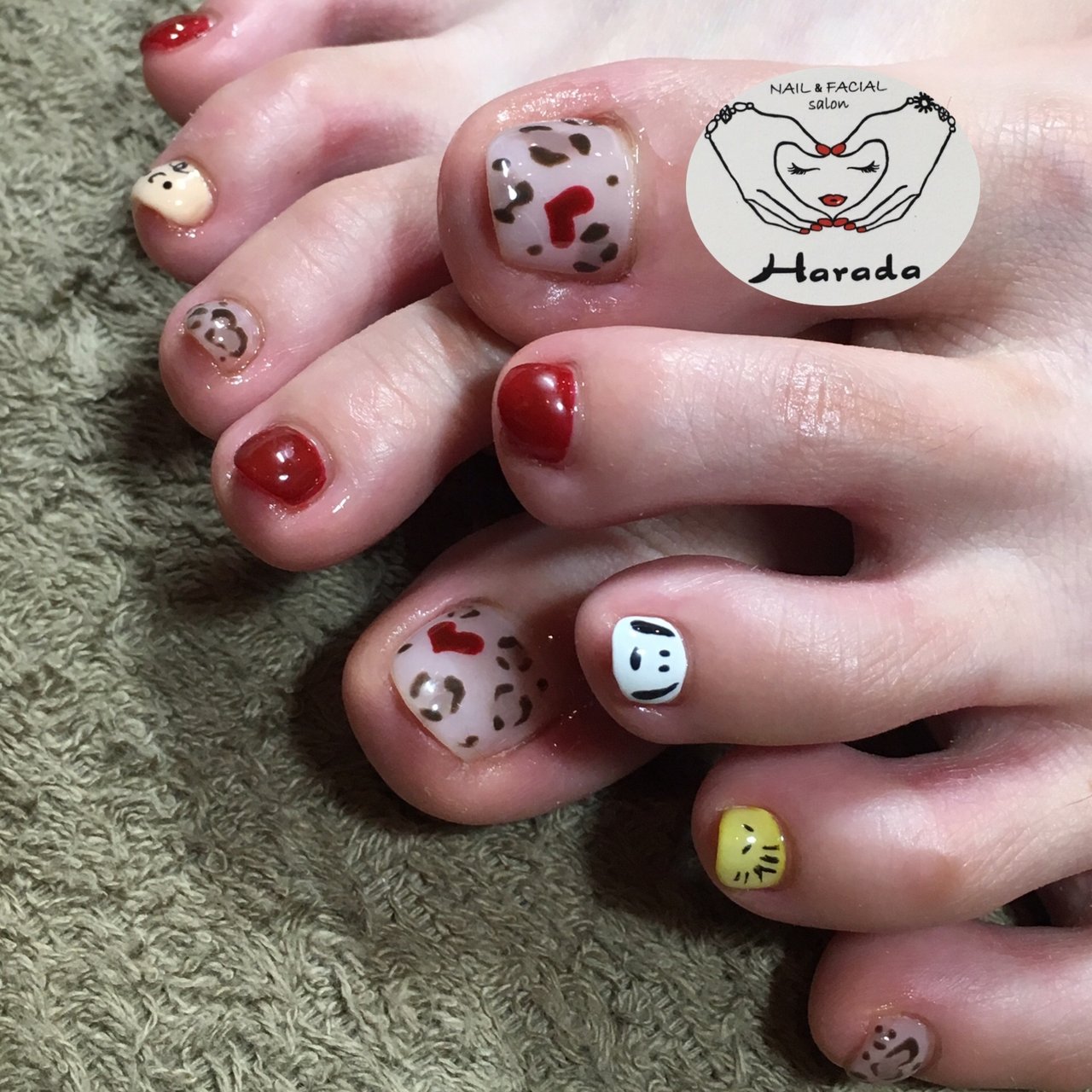 オールシーズン 旅行 ハロウィン 女子会 フット Nail Facial Salon Haradaのネイルデザイン No ネイル ブック