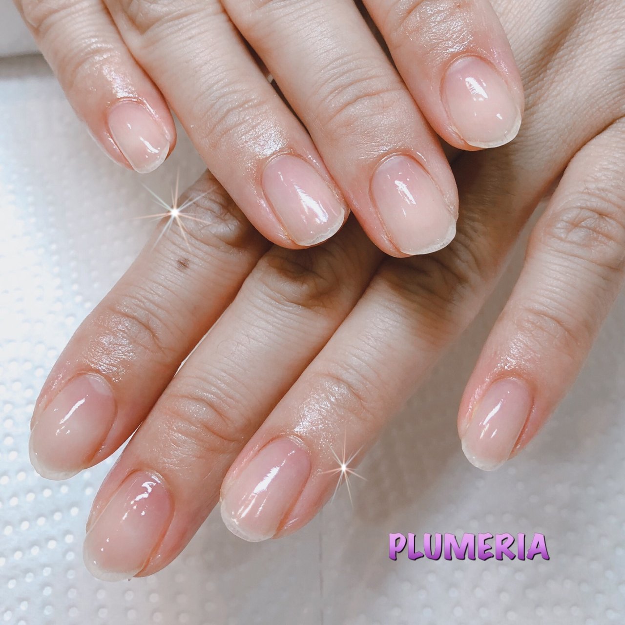 オールシーズン オフィス パーティー ハンド クリア Plumeria 隠れ家サロンプルメリア のネイルデザイン No ネイル ブック
