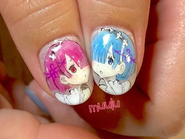 オールシーズン ハンド ワンカラー 痛ネイル キャラクター Nailsalon Muuluのネイルデザイン No ネイルブック