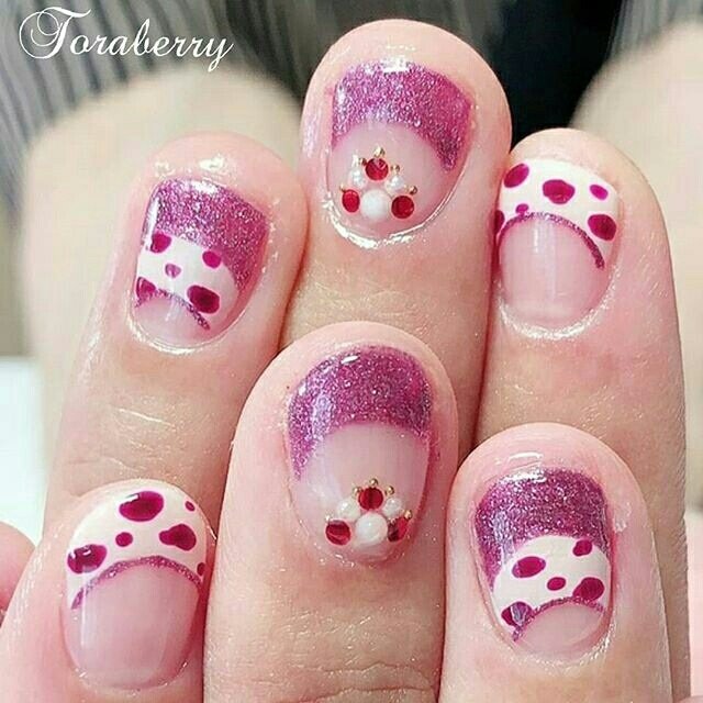 秋 冬 女子会 ハンド フレンチ Toraberryのネイルデザイン No ネイルブック