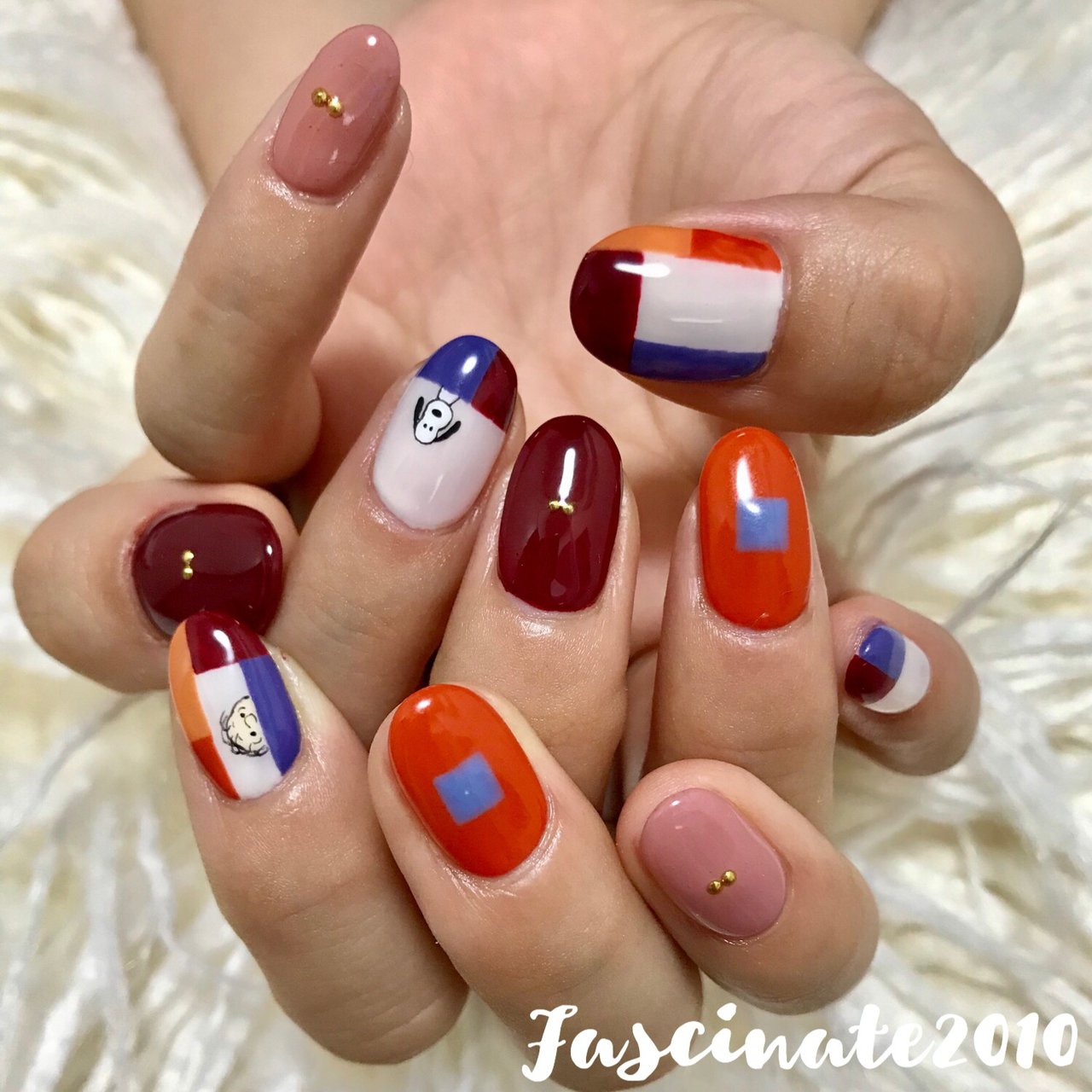 秋 冬 デート 女子会 ハンド Fascinate10のネイルデザイン No ネイルブック