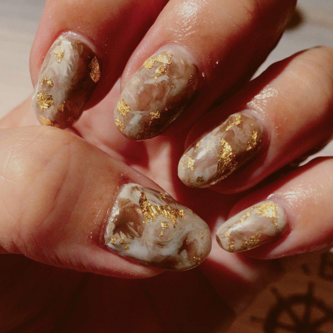 ハンド ニュアンス ホワイト ブラウン グレー Sssのネイルデザイン No ネイルブック