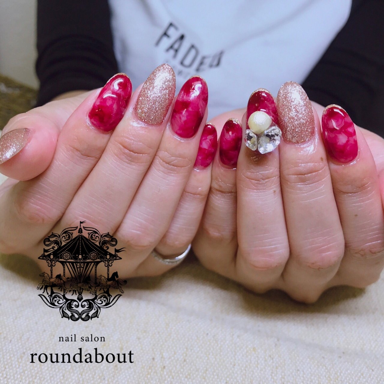 秋 お正月 成人式 女子会 ハンド Yuko Nail Salon Roundabout のネイルデザイン No ネイルブック