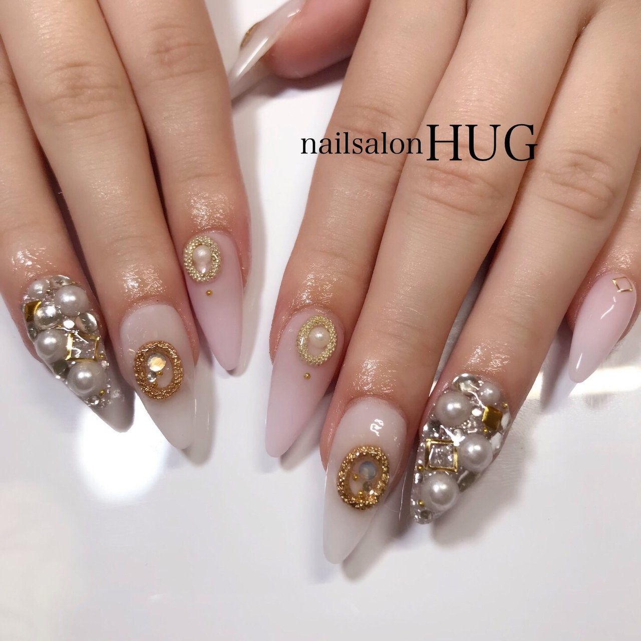 オールシーズン パーティー デート 女子会 ハンド Nailhugのネイルデザイン No ネイルブック