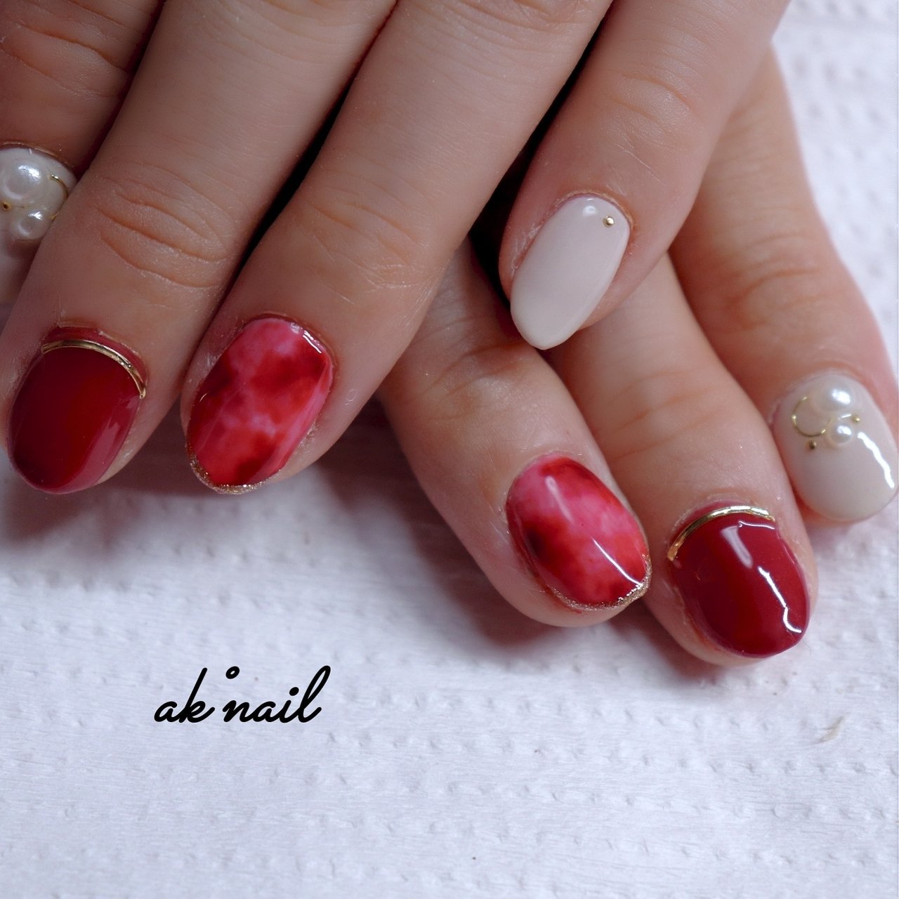 秋 冬 デート 女子会 ハンド Ak Nailのネイルデザイン No ネイルブック