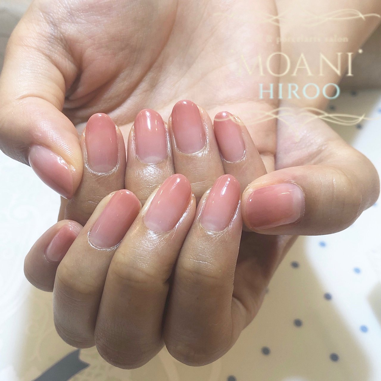 シンプル グラデーション ベージュ ピンク グレージュ Miyukiのネイルデザイン No ネイルブック