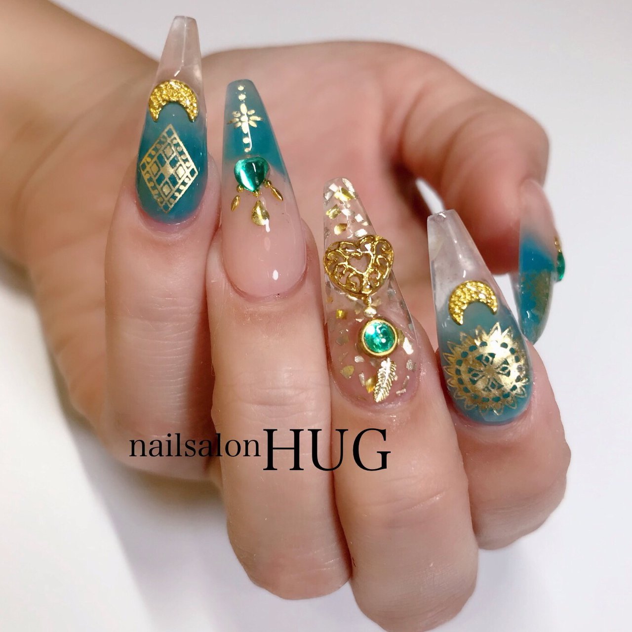 オールシーズン 海 リゾート 女子会 ハンド Nailhugのネイルデザイン No ネイルブック