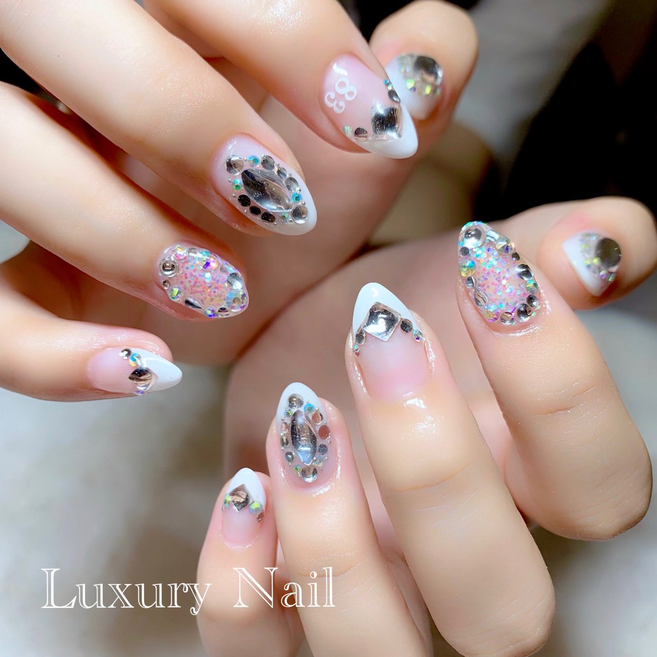 オールシーズン クリスマス ブライダル パーティー ハンド ちいやんのネイルデザイン No ネイルブック