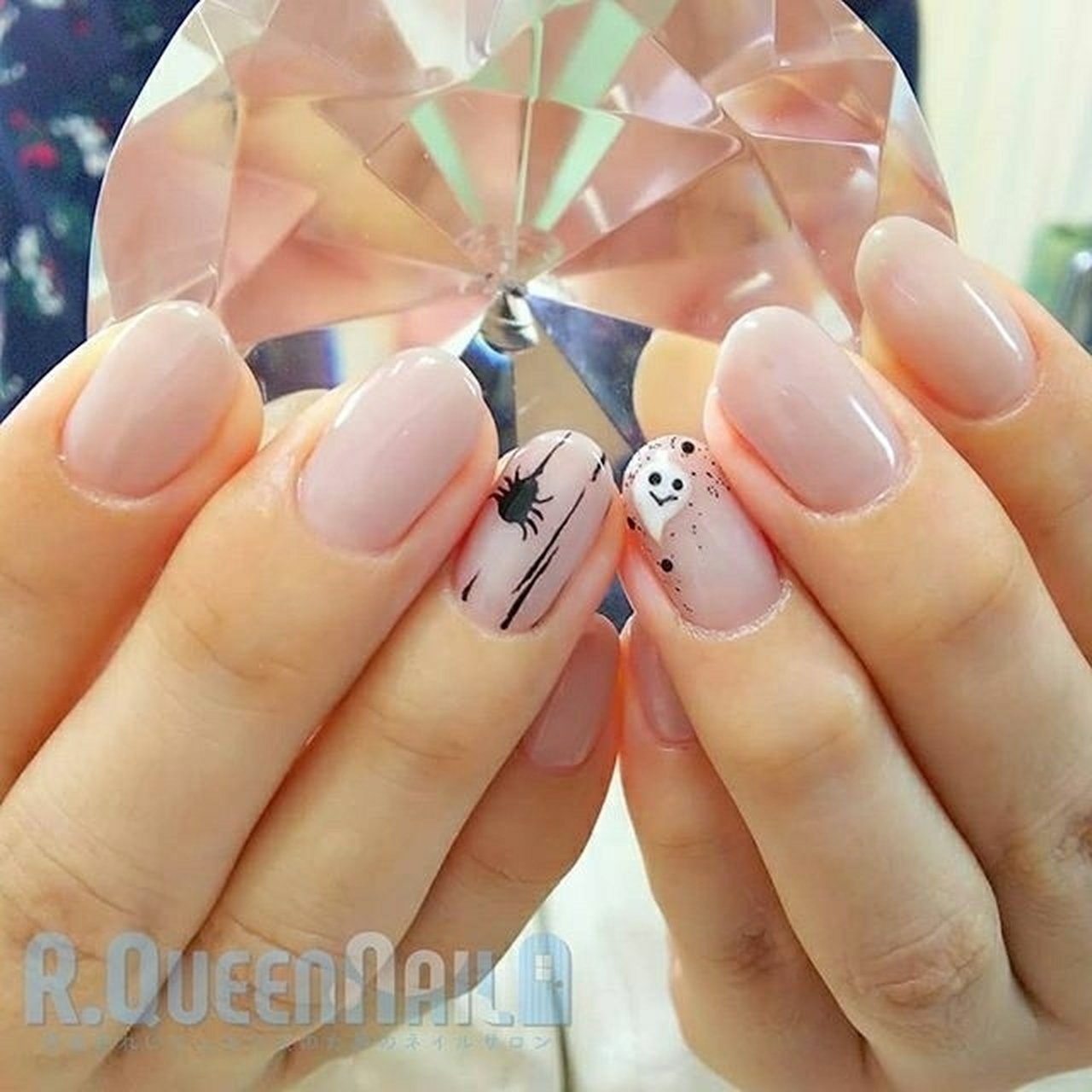 秋 ハロウィン オフィス ハンド シンプル 今村しほり 千葉 R Queennailのネイルデザイン No ネイルブック