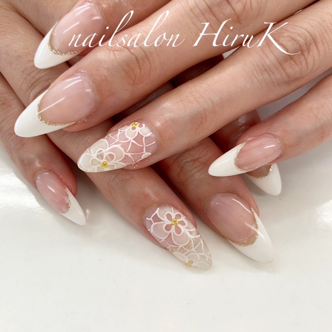 ハンド フレンチ ジェル Nailsalon Hirukのネイルデザイン No ネイルブック