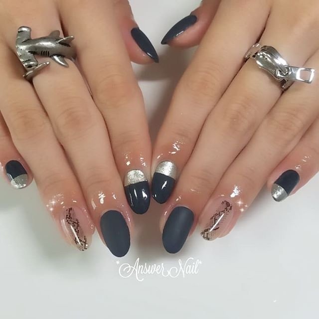 グレー Answer Nailのネイルデザイン No ネイルブック