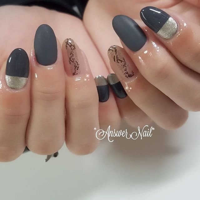 グレー Answer Nailのネイルデザイン No ネイルブック