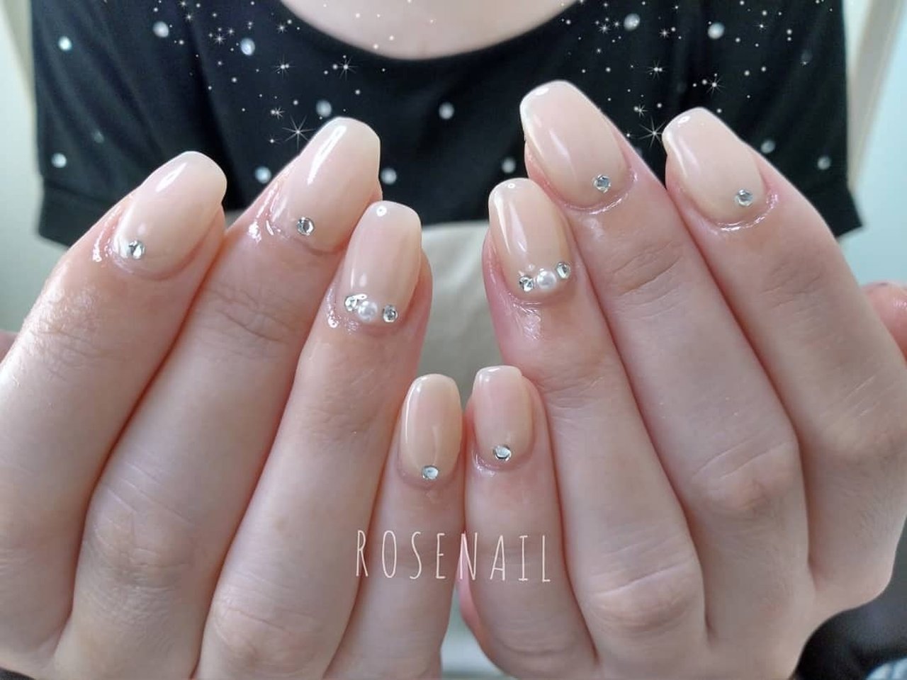 秋 冬 オールシーズン オフィス ハンド Rose Nail のネイルデザイン No ネイルブック