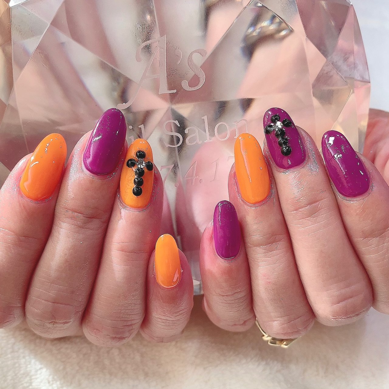 秋 ライブ ハロウィン パーティー ハンド Nailasのネイルデザイン No ネイルブック